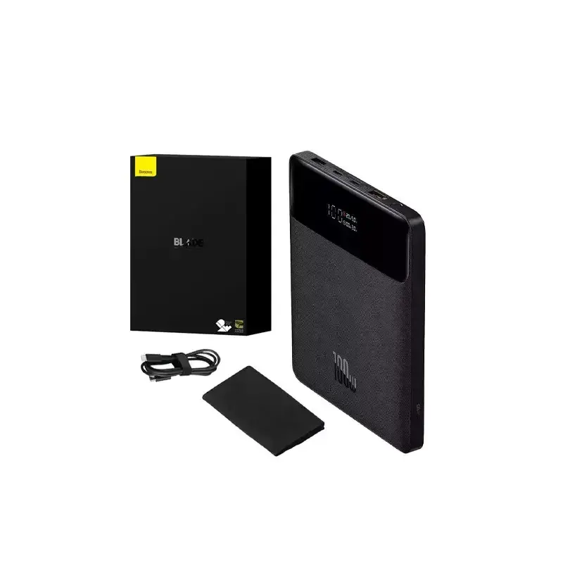 اقلام همراه پاوربانک Blade High Power Digital Display Quick Charge Power Bank 20000mAh 100W Black